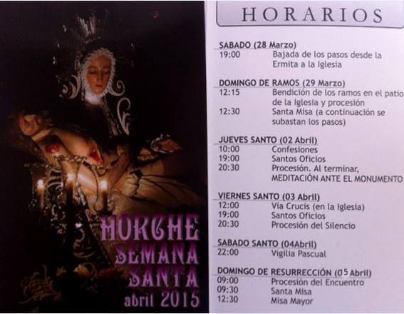 Semana Santa en Horche 2015 Horche